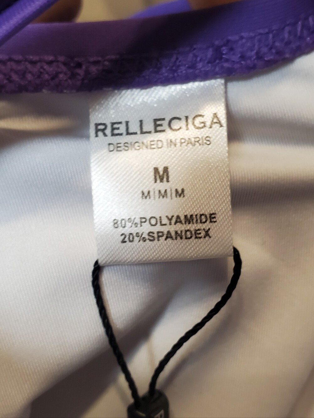 245. NWT - RELLECIGA Twist Front Shirred One Piece Swimsuit - Picture 8 of 11